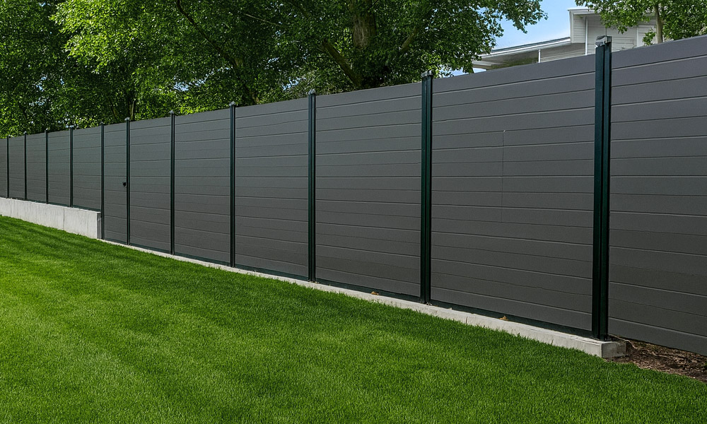 Privacy Steel Fencing - Trimlock - Alberta, Canada